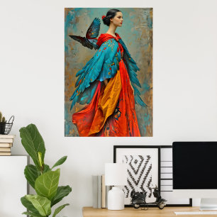 "Elaris" - Federn des Werden Poster