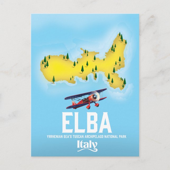 Elba, Tyrrhenisches Meer, Toskana, Italien Reisepl Postkarte (Vorderseite)