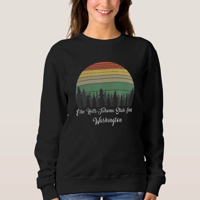 Elbe Hills Tahoma Staat Forest Sweatshirt (Vorderseite)