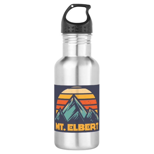 Elbert Colorado Retro Turquoise Edelstahlflasche (Vorderseite)