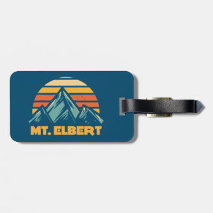 Elbert Colorado Retro Turquoise Gepäckanhänger