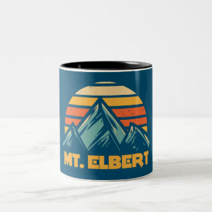 Elbert Colorado Retro Turquoise Zweifarbige Tasse