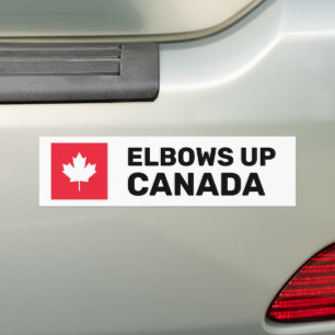 Elbows Up Canada Autoaufkleber