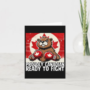 Elbows up Canada Canadian Counter Tariffs Beaver B Karte