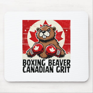 Elbows up Canada Canadian Counter Tariffs Beaver B Mousepad