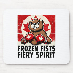 Elbows up Canada Canadian Counter Tariffs Beaver B Mousepad