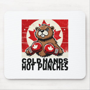 Elbows up Canada Canadian Counter Tariffs Beaver B Mousepad