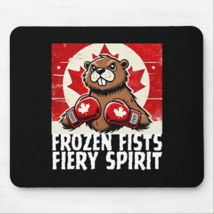 Elbows up Canada Canadian Counter Tariffs Beaver B Mousepad