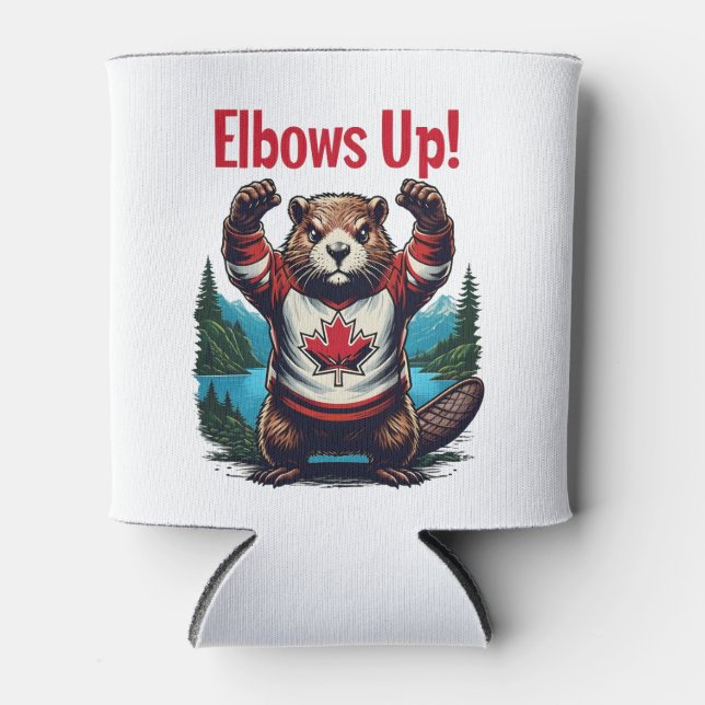 Elbows Up Canada Dosenkühler (Vorderseite)