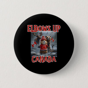 Elbows Up Canada Est 1867 Starke Ca Button