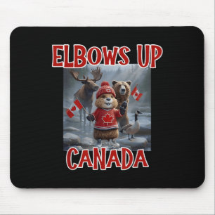 Elbows Up Canada Est 1867 Starke Ca Mousepad