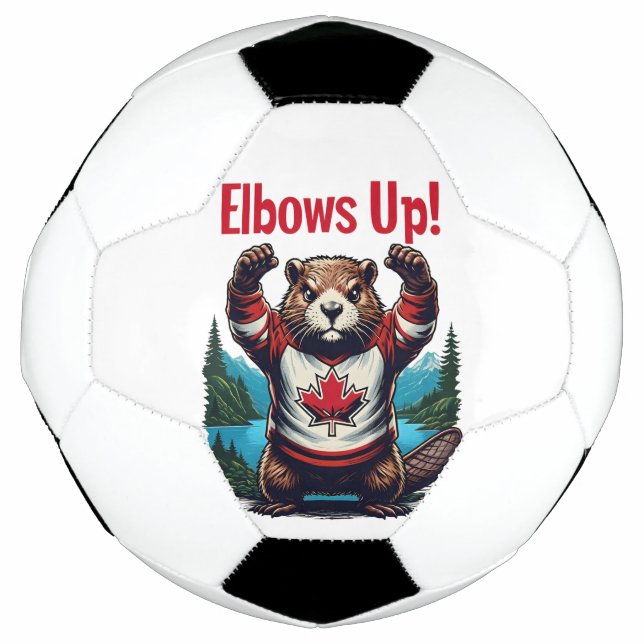 Elbows Up Canada Fußball (Vorderseite)