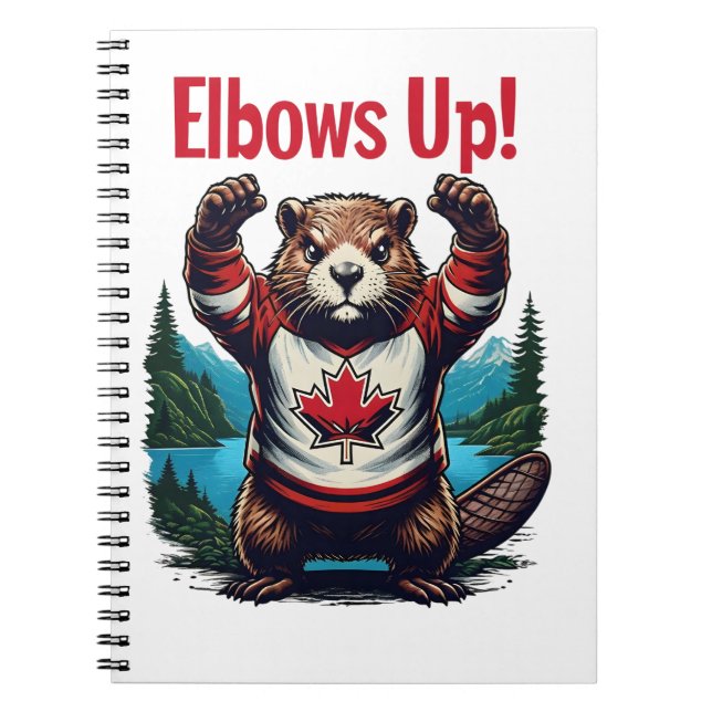 Elbows Up Canada Notizblock (Vorderseite)