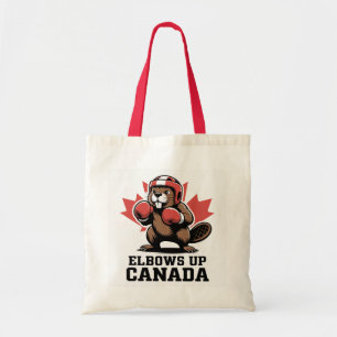 Elbows Up Canada Quirky-Kanadier-Pride-Geschenk Tragetasche