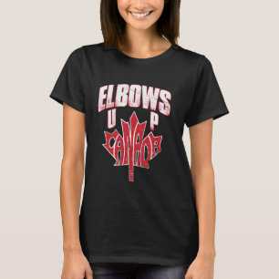 Elbows Up Canada Shirt Herren Tee Damen Oberteil K