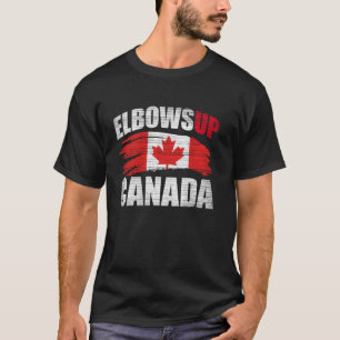 Elbows Up Canada Shirt Herren Tee Damen Oberteil K