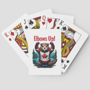 Elbows Up Canada Spielkarten