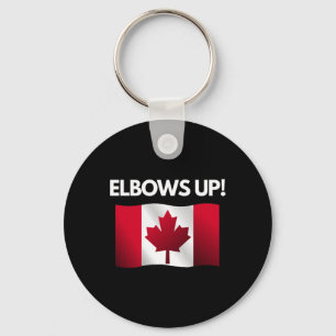 Elbows Up Canada Sticker12 Schlüsselanhänger