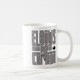 Elbows Up Canada Sticker5 Kaffeetasse