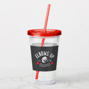 Elbows Up Canada Strong Acryltrinkbecher