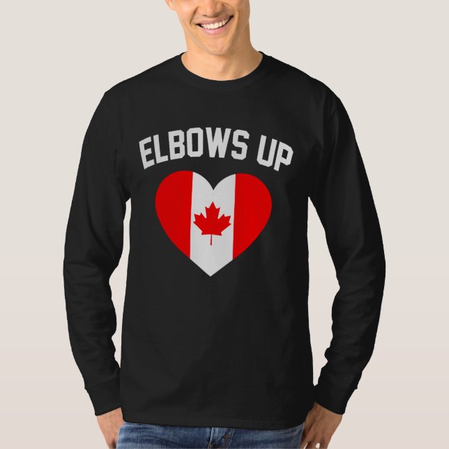 Elbows Up Canada T-Shirt (Vorderseite)