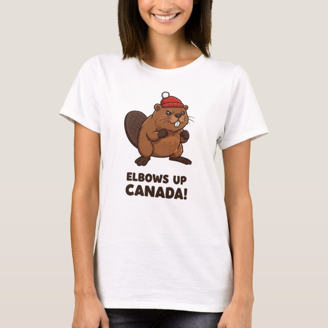 Elbows Up Canada T-Shirt (Vorderseite)