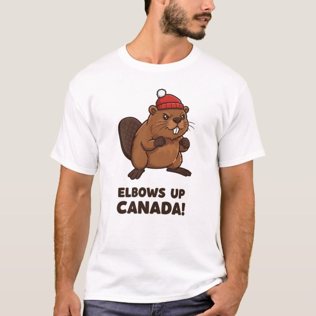 Elbows Up Canada T-Shirt (Vorderseite)