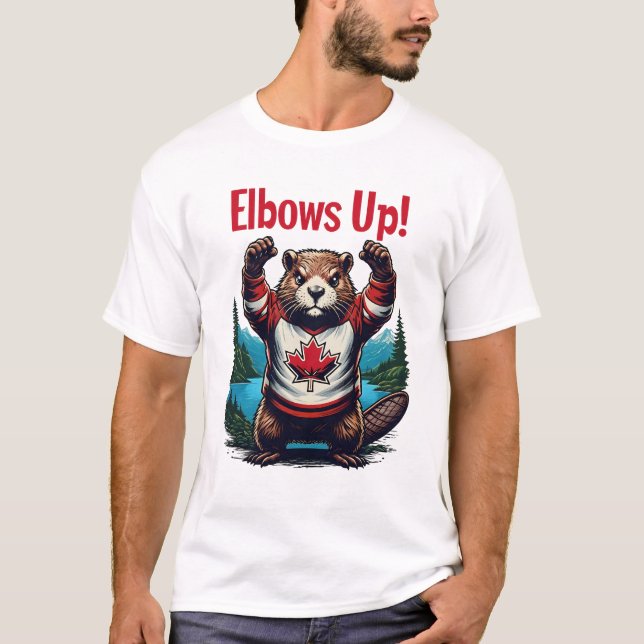 Elbows Up Canada T-Shirt (Vorderseite)