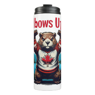 Elbows Up Canada Thermosbecher