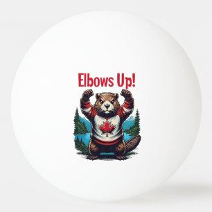 Elbows Up Canada Tischtennisball