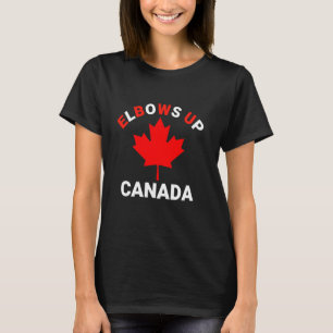 Elbows Up Canada unterstützen kanadische Souveräni T-Shirt