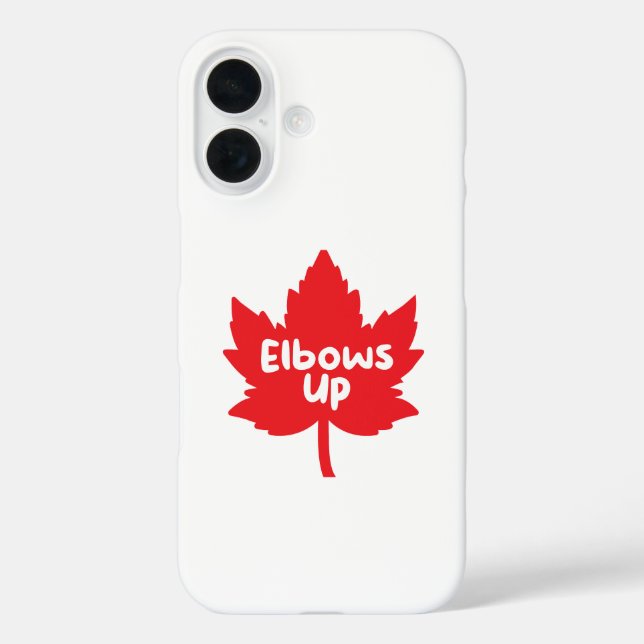 Elbows Up iPhone Case (Rückseite)