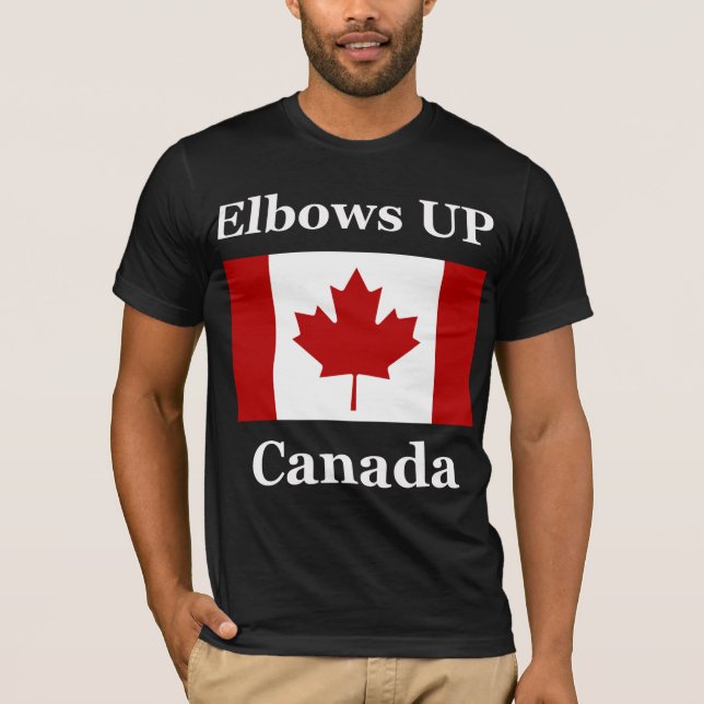 Elbows UP Kanada! T-Shirt (Vorderseite)