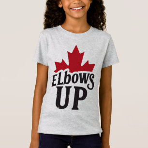 Elbows Up - kühner kanadischer Geist T-Shirt