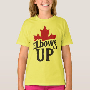 Elbows Up - kühner kanadischer Geist T-Shirt