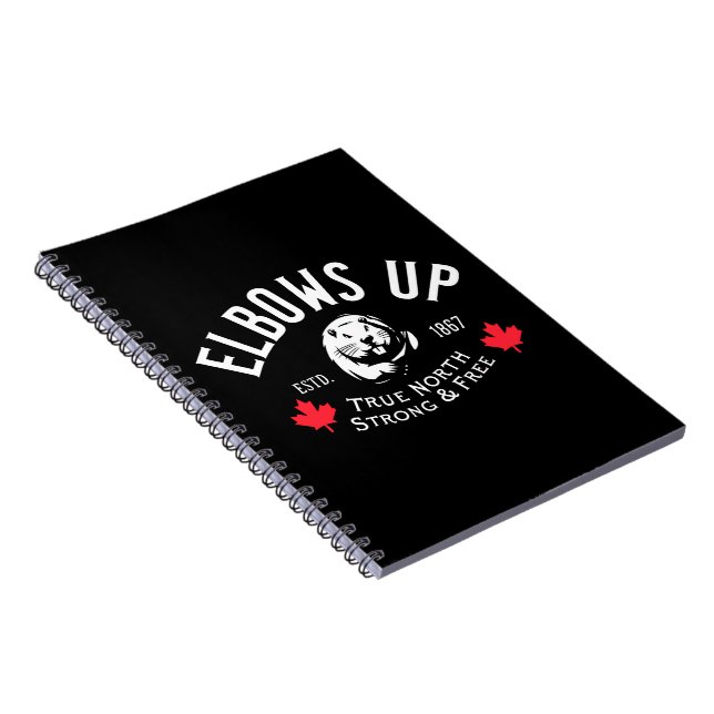 Elbows Up! Photo Notebook Notizblock (Rechte Seite)
