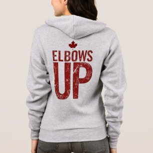 Elbows Up - Stehen Sie stark für Kanada Hoodie