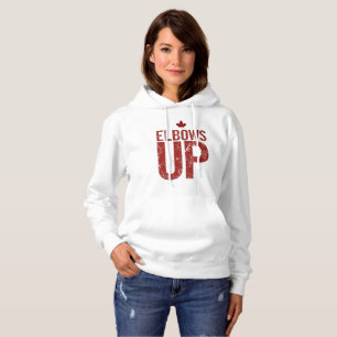Elbows Up - Stehen Sie stark für Kanada Hoodie