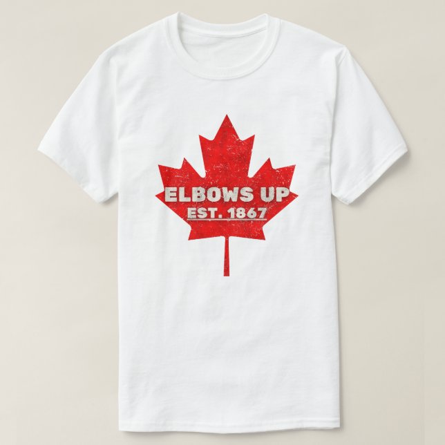 Elbows up T-Shirt (Design vorne)