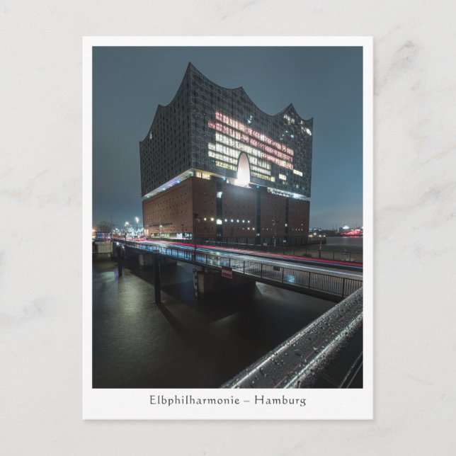 Elbphilharmonie Hamburg Postkarte (Vorderseite)