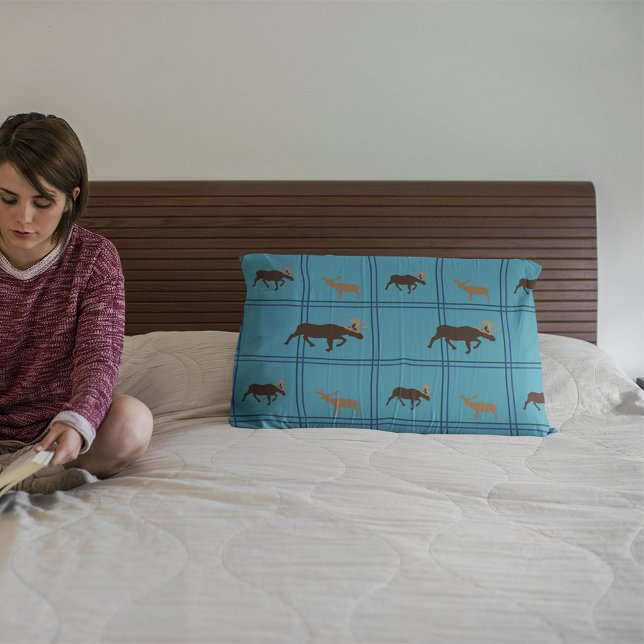 Elch auf der Loose Kissenbezug (Von Creator hochgeladen)