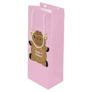 Elch Baby Dusche Woodland Geschenktüte Für Weinflaschen