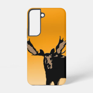 Elch bei Sonnenuntergang - Originale Wildlife-Kuns Samsung Galaxy Hülle