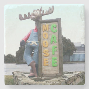 Elch-Café, Asheville-North Carolina, Steinuntersetzer