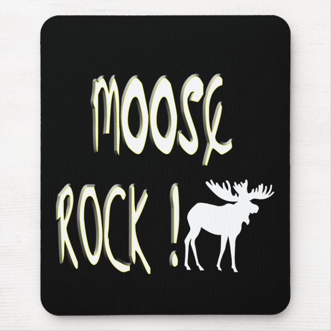Elch-Felsen! Mousepad (Vorne)