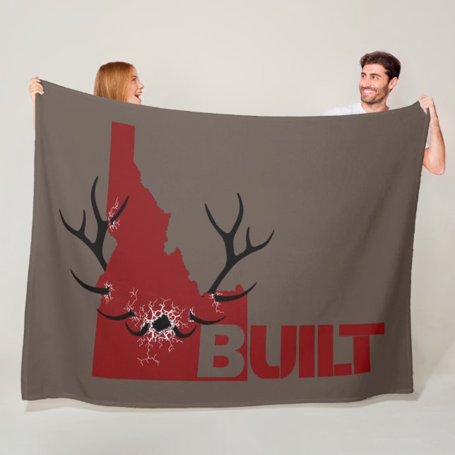 Elch Fleecedecke (Beispiel)