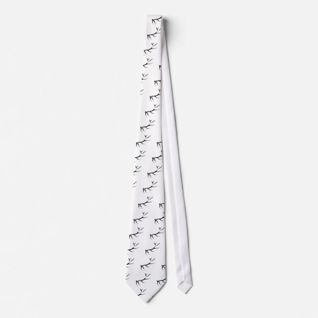 Elch-Geweih Krawatte (Vorderseite)