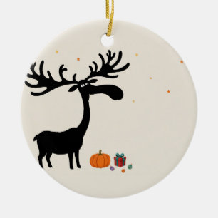 Elch Halloween Keramik-Ornament Keramik Ornament