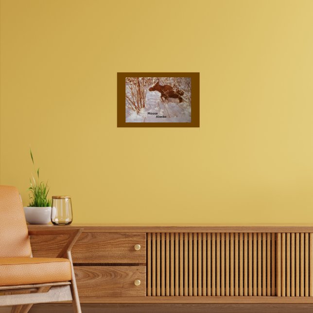 Elch in Alaska Poster (Wohnzimmer 2)