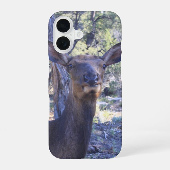 Elch iPhone 16 Hülle (Rückseite)